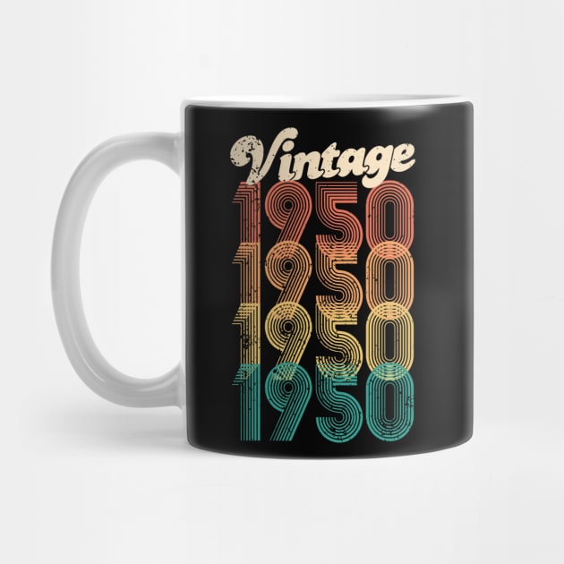 70th Birthday Gift 70 years Vintage 1950 Men Women by CheesyB